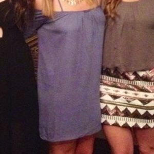 Women’s blue off shoulder dress one wear